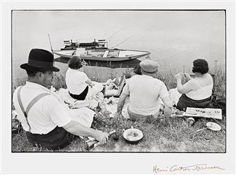 HENRI CARTIER-BRESSON (1908-2004) Sunday on the Banks of the Marne. 1938; printed 1980s.                                                         